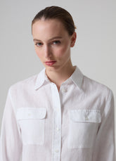 Ovs Contemporary Shirt In Linen